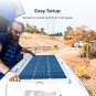 Renogy 100W 12V Monocrystalline Solar Panel High Efficiency PV Module Off-Grid