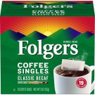 Folgers Classic Decaf Coffee Singles 19 Count 99.7% Caffeine Free Medium Roas Free shipping Folgers Classic Decaf Coffee Singles 19 Count 99.7% Caffeine Free Medium Roas Free shipping