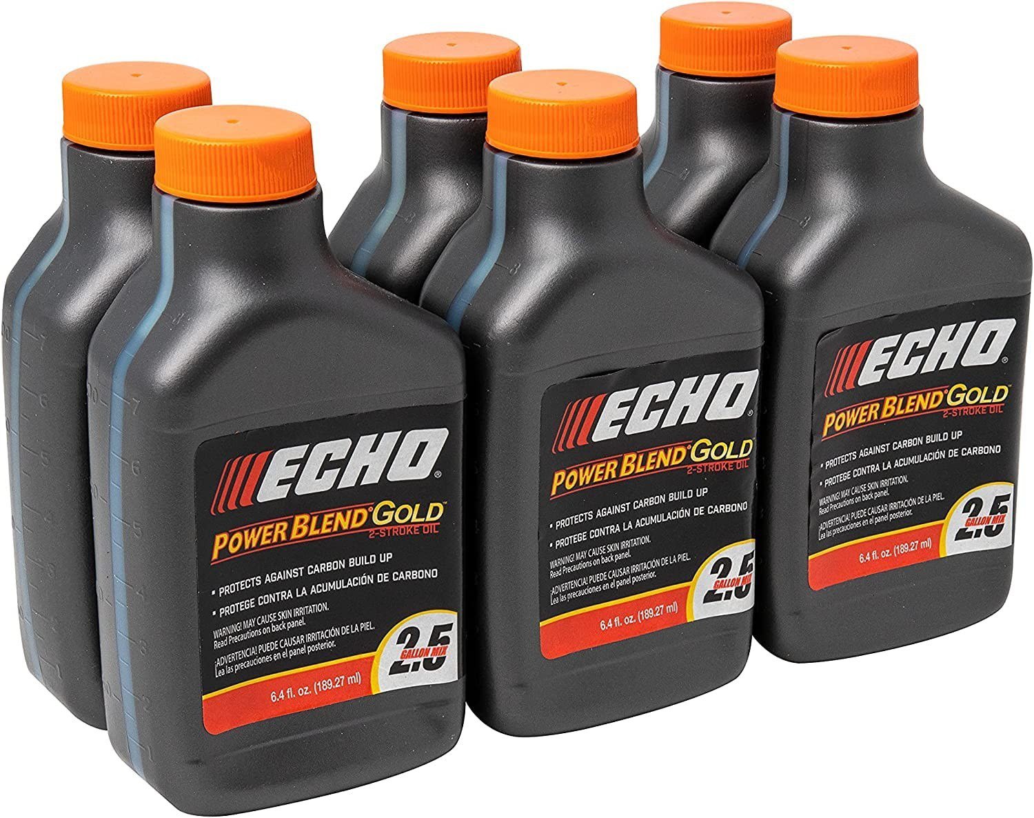 Echo Power Blend Xtended 2-Stroke Oil Mix 50:1 for 2.5 Gallons 6.4oz (6 Pack)