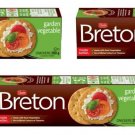 Dare Breton Garden Vegetable Crackers 200g 3 Pack Baked Vegetable Crackers