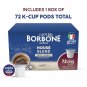 Caffè Borbone House Blend Coffee (72 Count) – Medium Roast, 100% Arabica, Roasted in Italy with