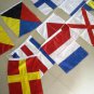 Naval/ Nautical/ Marine Signal Flags -15" X 18" -Total 26 Flag - LENGTH 40 FEET