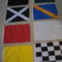 Set of 8 Racing Flags Race NASCAR Signal Set - 14" X 18"