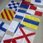 Marine Navy Signal Code FLAG Set - 15" X 18" -Total 26 flag - LENGTH 40 FEET