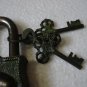 ANTIQUE Style ELEPHANT  Type Padlock - Lock with Key - Brass Made