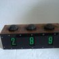 ANTIQUE Wooden Number Rout Box - WOODEN & BRASS - SHIP'S 100% ORIGINAL (F)