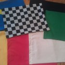 Set of 7 Racing Flags Race NASCAR Signal Set - 14" X 18"