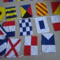 Naval Signal Flags / Flag SET- 100% COTTON - Total 26 flag - LENGTH 26 FEET