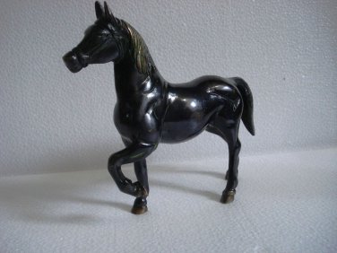 LARGE - ANTIQUE style BRASS HORSE FIGURINE STATUE