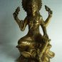 Lord GAYATRI Maa Statue * BRASS * SOLID HEAVY WEIGHT * Indian Lord