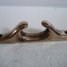 Real ANTIQAUE Vintage BOLLARD Boat Cleat - BRASS - SHIP'S 100% ORIGINAL (B)