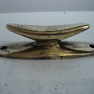 Real ANTIQAUE Vintage BOLLARD Boat Cleat - BRASS - SHIP'S 100% ORIGINAL (C)