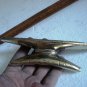 Real ANTIQAUE Vintage BOLLARD Boat Cleat - BRASS - SHIP'S 100% ORIGINAL (C)
