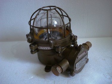 BRAND NEW -  Marine Navy EXPLOSION-PROOF  Light / Lamp - BRASS