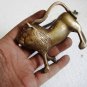 ANTIQUE Style LION Type Padlock - Lock with Key - Brass Made (B)