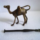 ANTIQUE Style CAMEL Type Padlock - Lock with Key - Brass Made (B)