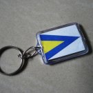 Naval Signal Flag KEY CHAIN – First Substitute - FREE SHIPPING