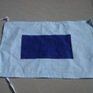 S - Naval Signal Flag - SIERA - Going Full Astern- 100% COTTON – FREE SHIPPING