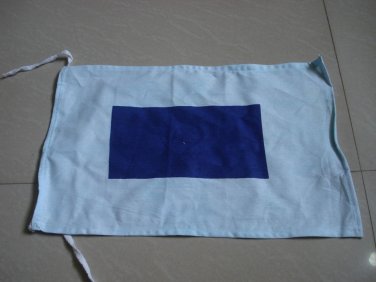 S - Naval Signal Flag - SIERA - Going Full Astern- 100% COTTON &acirc;�� FREE SHIPPING