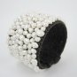 Mother Of Pearl Handmade Hemp Wire Cuff