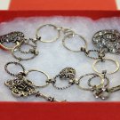 Charm Bracelet, Silver Rustic