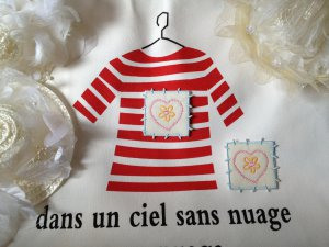 DIY patch Sunflower Heart embellished embroidery 2pcs DIY clothing material 4designcraft