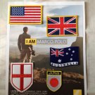 Patch Flag US United States modern Vintage embroidered badge Uniform Embellishment 4DesignCraft