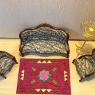 Doll House mini carpet embroidery pattern Pullip Kewpie Blythe 4DesignCraft