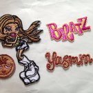 Bratz yasmin embroidery badge ooak DIY Doll maker best gift 4DesignCraft※