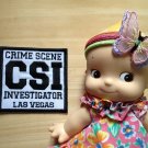 CSI Deco jean jacket Patch  embroidery badge DIY Uniform Embellishment souvenir 4DesignCraft※