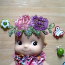 Doll Embellishments flower Patch DIY Bdoll blythe pullip kewpie 4DesignCraft