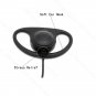 Rubber D ring earbud Headset mic for Motorola DTR610 DTR650 CLS1110 CLS1410 CLS1413 VL50 SV10 SV21