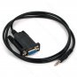 Ribless Frequency Programming cable lead for Yaesu Radio VX3R VX180 VX160 VX150 VX300 VX400