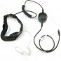 Noise Cancelling Throat mic Headset tube earbud for Hoffer portable radios