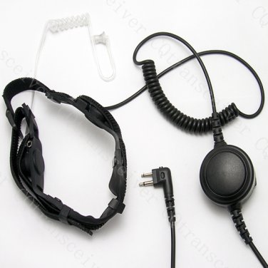 Military PTT Throat Mic earpiece for Motorola portable radio GP2000 GP2100 GP300 GP308 GP88S