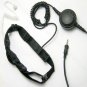Security Task Heavy duty 2 sensor throat mic headset for Yaesu Portable radio VX7R VX6R VX120 VX170