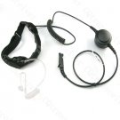 Rugged double sensor throat Mic earpiece for RELM RPV3000/3600 RPU3000/3600 Motorola GP344 GP388