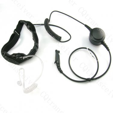 Rugged double sensor throat Mic earpiece for RELM RPV3000/3600 RPU3000/3600 Motorola GP344 GP388