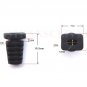 100pcs Plastic Slip on Flat Hole Cable Strain Relief Clip 4 OEM Cord Max Outside Diameter 3.0x1.5mm