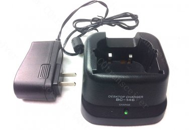 Smart Desktop Battery Charger for Icom Two Way Radio IC-F3G IC-F218 IC-V8 IC-V81 IC-V82 BC146 BC-146