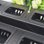 Replacement KSC35 6 Units Six Way Rapid Desktop Charger for Kenwood TK-2200L TK-3200L KNB-45 Battery