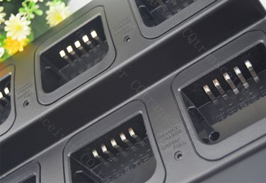 6 Way Smart Battery Charger for Kenwood Two Way radio K2140 TK2160 TK2170 TK3140 TK3148 Six Slots