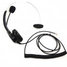Office Corded Telephone Headset Boom Mic for Aastra Phone 9112i 9133i 9143i 9480i