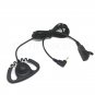 Zigzag D Shape Earhook Mic Headphone for Motorola Radio XTL446 XTR446 PMR446 FV200 FV500 FV600R
