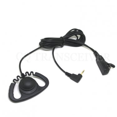 Zigzag D Loop Hang Type Earpiece for Motorola Radio EM1000 EM100R M1020R EM350R TKLR T3 T4 T5 T7
