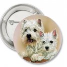 WESTIE (West Highland White Terrier) 1.3" Pin / Badge