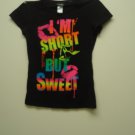 black and rainbow colored t-shirt