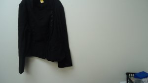 black sweater