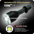 ARCHON D10XL 3 Mode 860 LM CREE XML U2 LED Diving 18650 Battery Diver Underwater Diving Torch