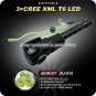 3T6 Flashlight 5 Mode 3800 Lumens 3x CREE XM-L XML T6 LED Flashlight 18650 Battery